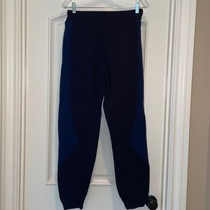 Men’s NikeLab Knit Pants Made in Italy Black/Blue Large